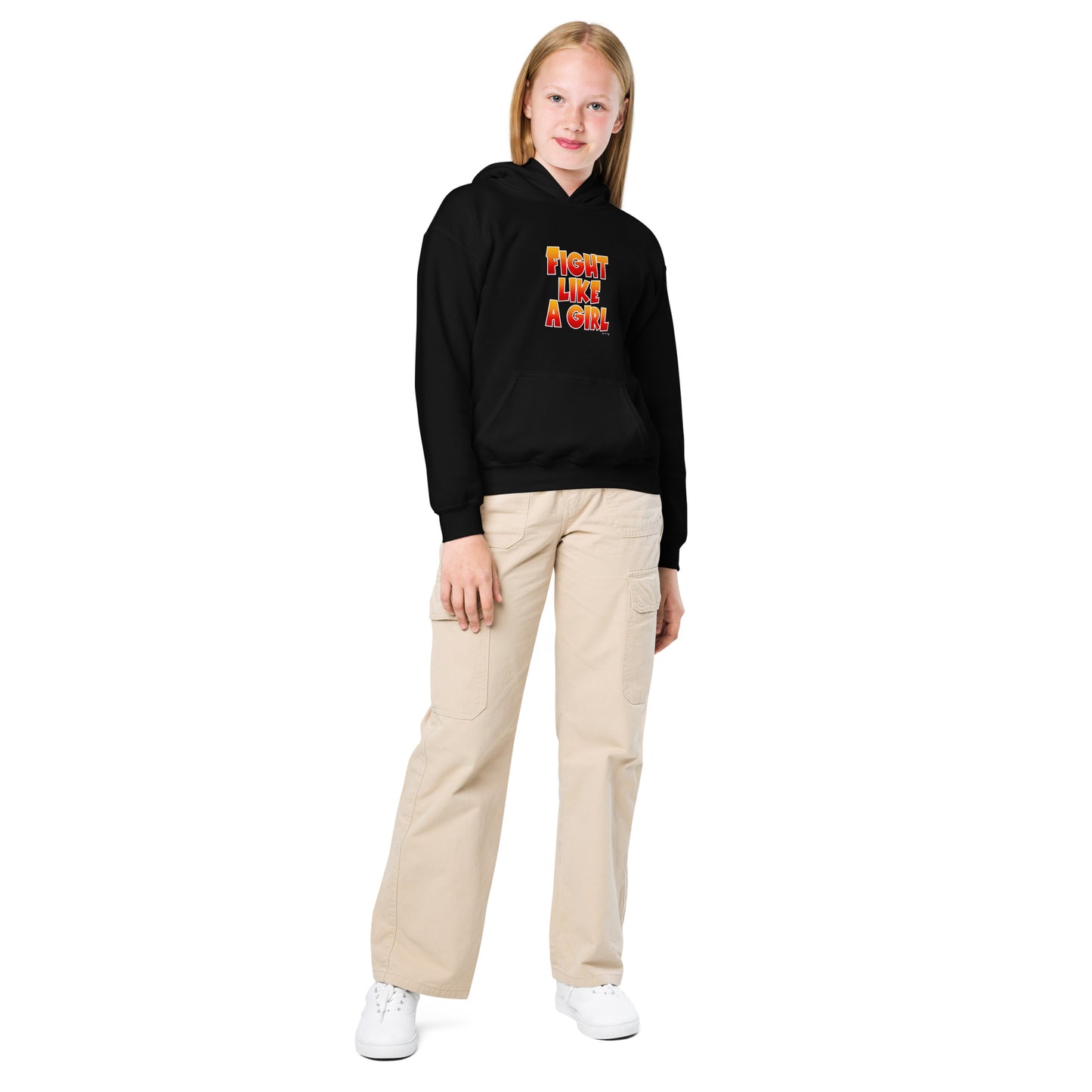 Kids Hoodie - Fight Like A Girl